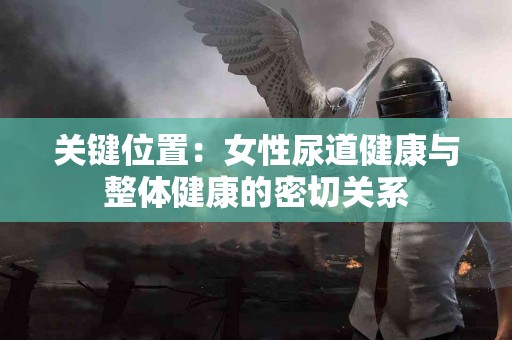 关键位置：女性尿道健康与整体健康的密切关系