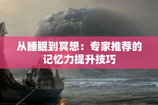 从睡眠到冥想：专家推荐的记忆力提升技巧