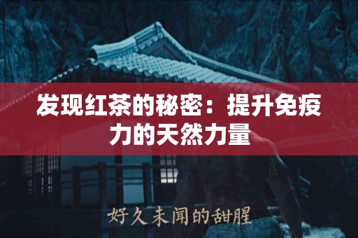 发现红茶的秘密：提升免疫力的天然力量