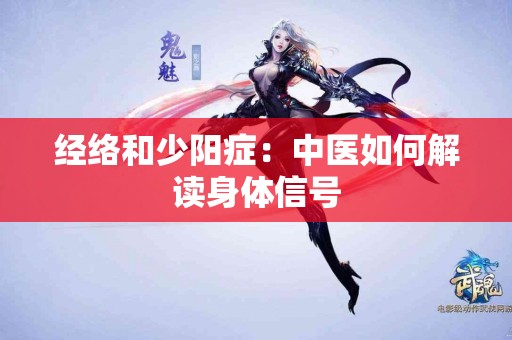 经络和少阳症：中医如何解读身体信号
