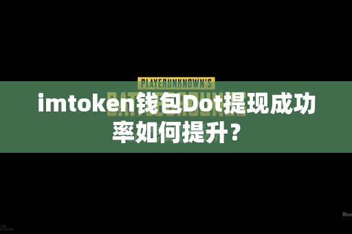 imtoken钱包Dot提现成功率如何提升？