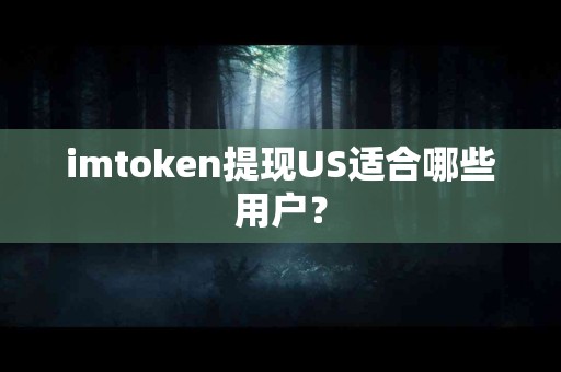imtoken提现US适合哪些用户？