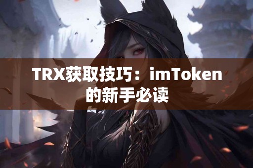 TRX获取技巧：imToken的新手必读