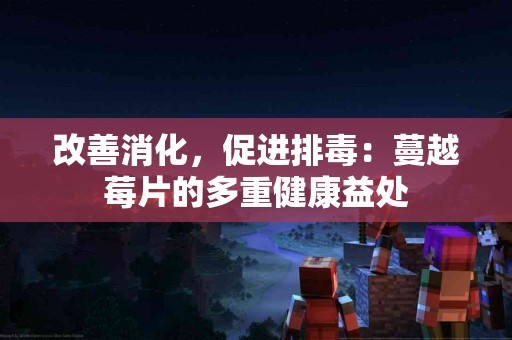 改善消化，促进排毒：蔓越莓片的多重健康益处