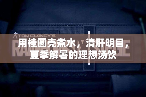 用桂圆壳煮水，清肝明目，夏季解暑的理想汤饮