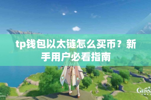 tp钱包以太链怎么买币？新手用户必看指南