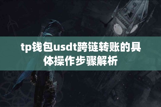 tp钱包usdt跨链转账的具体操作步骤解析