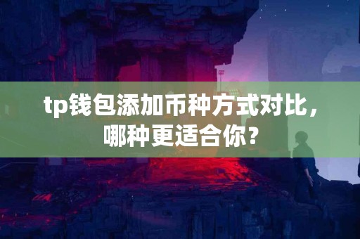 tp钱包添加币种方式对比,哪种更适合你? tp钱包添加币种方式对比,哪种更适合你?