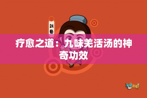 疗愈之道：九味羌活汤的神奇功效
