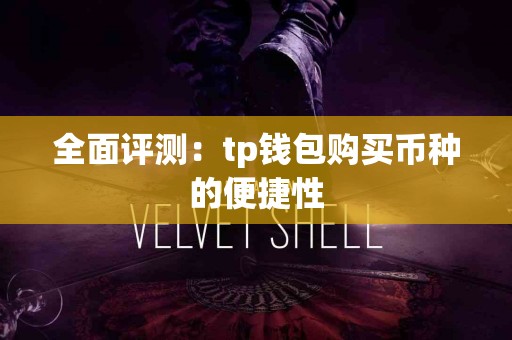 全面评测:tp钱包购买币种的便捷性 全面评测:tp钱包购买币种的便捷性