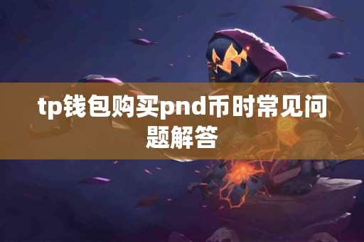 tp钱包购买pnd币时常见问题解答