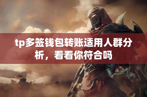 tp多签钱包转账适用人群分析，看看你符合吗