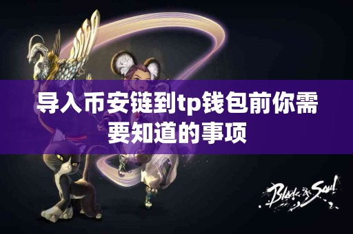 导入币安链到tp钱包前你需要知道的事项