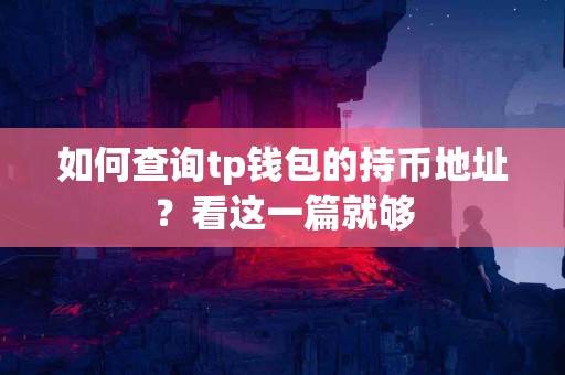 如何查询tp钱包的持币地址？看这一篇就够