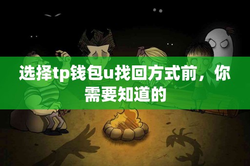 选择tp钱包u找回方式前，你需要知道的