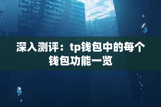 深入测评：tp钱包中的每个钱包功能一览
