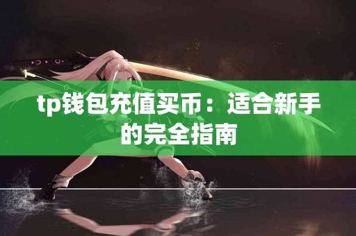 tp钱包充值买币：适合新手的完全指南