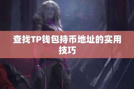 查找TP钱包持币地址的实用技巧