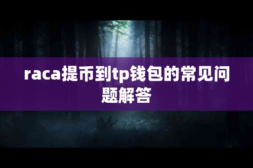 raca提币到tp钱包的常见问题解答