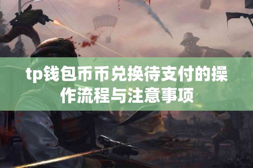 tp钱包币币兑换待支付的操作流程与注意事项